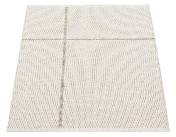 Kremno bela notranja in zunanja preproga 70x90 cm Fred Linen – Pappelina