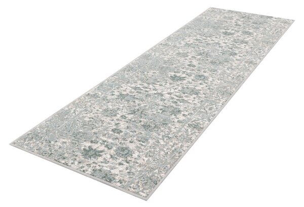 Prašno moder tekač 80x300 cm Sensi Tris – FD