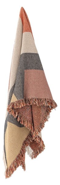 Rjava odeja iz recikliranega bombaža 130x160 cm Arni – Bloomingville