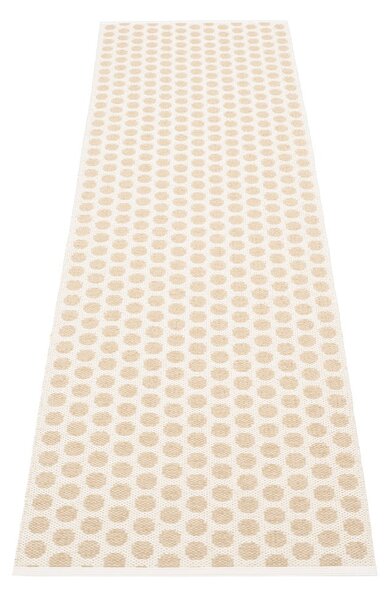Bež/kremno bel zunanji in notranji tekač 70x250 cm Noa Beige Vanilla – Pappelina