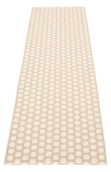 Bež/kremno bel zunanji in notranji tekač 70x250 cm Noa Beige Vanilla – Pappelina