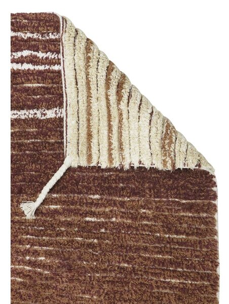 Opečnato oranžna bombažna preproga 80x140 cm Twin Toffee – Lorena Canals