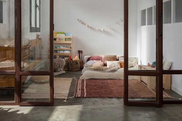 Opečnato oranžna bombažna preproga 80x140 cm Twin Toffee – Lorena Canals