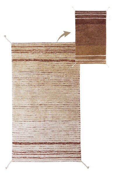 Opečnato oranžna bombažna preproga 80x140 cm Twin Toffee – Lorena Canals