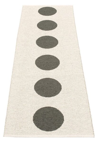 Temno siv zunanji in notranji tekač 70x225 cm Vera Charcoal – Pappelina