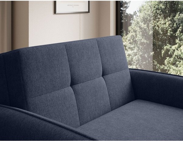 Temno moder fotelj Laine – ELTAP