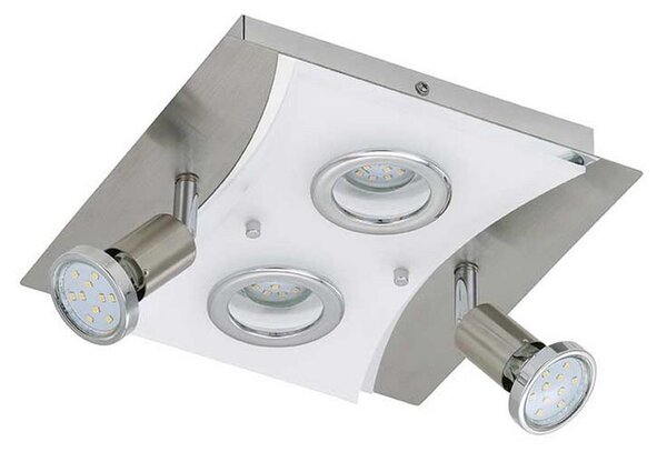 Briloner 3582-042 - LED Stropna svetilka RIPOSO 2xLED/5W/230V + 2xGU10/3W