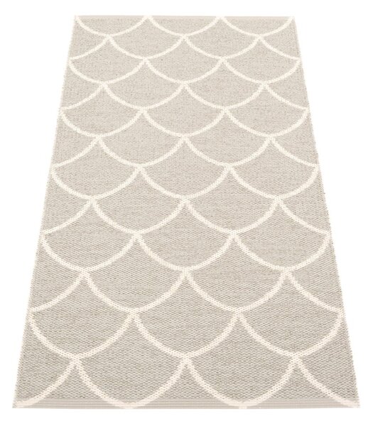 Kremno bel zunanji in notranji tekač 70x150 cm Kotte Linen – Pappelina