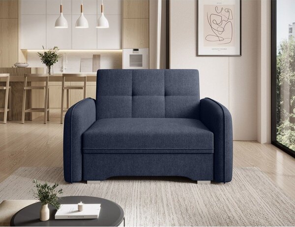 Temno moder fotelj Laine – ELTAP