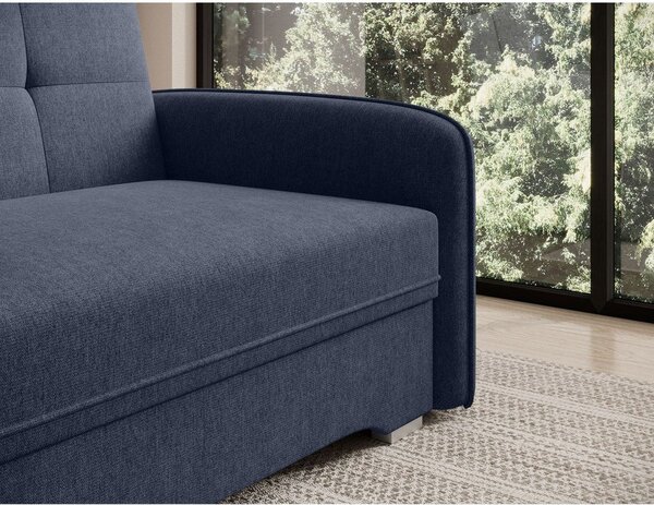 Temno moder fotelj Laine – ELTAP