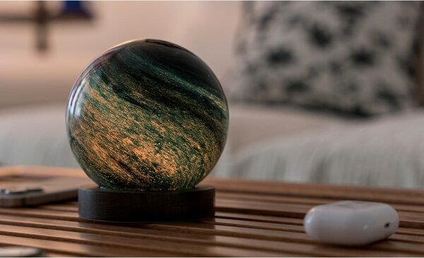 Temno rjava/v temni naravni barvi svetlobna dekoracija na USB ø 12 cm Stellar Ocean – Gingko