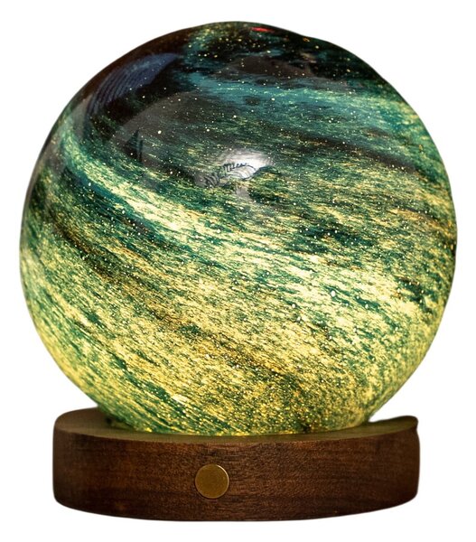 Temno rjava/v temni naravni barvi svetlobna dekoracija na USB ø 12 cm Stellar Ocean – Gingko
