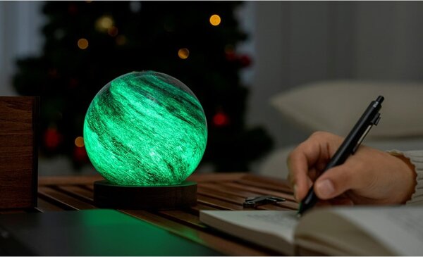 Temno rjava/v temni naravni barvi svetlobna dekoracija na USB ø 12 cm Stellar Ocean – Gingko