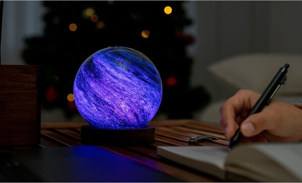Temno rjava/v temni naravni barvi svetlobna dekoracija na USB ø 12 cm Stellar Ocean – Gingko