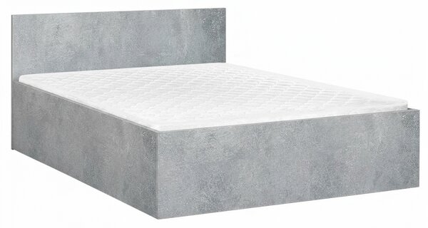 Postelja SOFIA 120 x 200 cm, beton Posteljno dno: Brez posteljnega dna, Vzmetnica: Brez vzmetnice