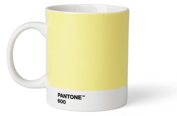 Svetlo rumena keramična skodelica 375 ml Light Yellow 600 – Pantone