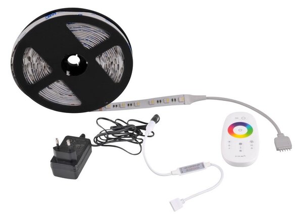 LED RGBW Zatemnitveni trak 3m LED/22W/24/230V + Daljinski upravljalnik