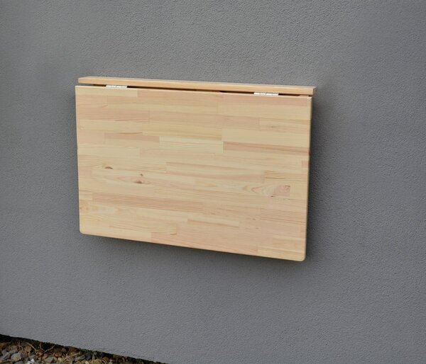 Viseča balkonska mizica iz masivnega bora 59x79 cm – Rojaplast