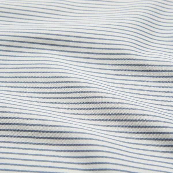 Svetlo modra enojna otroška posteljnina iz organskega bombaža 140x200 cm Classic Stripes Blue – Cam Cam Copenhagen
