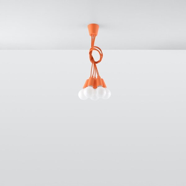 Oranžna viseča svetilka ø 25 cm Rene – Nice Lamps