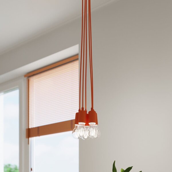 Oranžna viseča svetilka ø 25 cm Rene – Nice Lamps