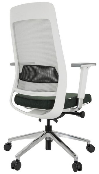 MID.YOU Pisarniški Stol Chiaro T2 White, Črna, Siva