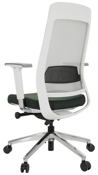 MID.YOU Pisarniški Stol Chiaro T2 White, Črna, Siva