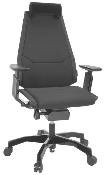 MID.YOU Pisarniški Stol Genidia Black, Črna
