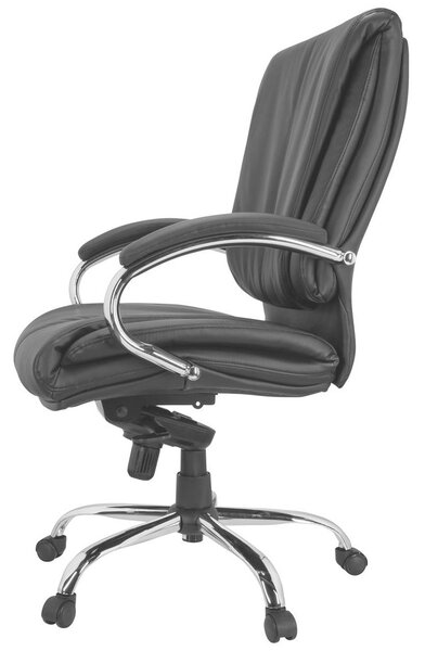 MID.YOU Pisarniški Stol Xxl H 100 Pu, Črna