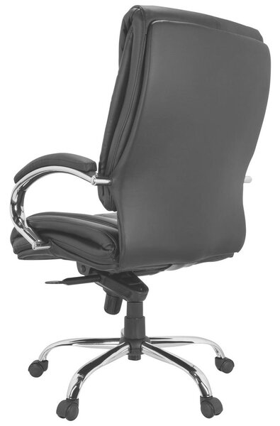 MID.YOU Pisarniški Stol Xxl H 100 Pu, Črna
