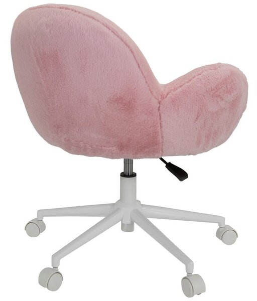MID.YOU Mladinski Vrtljivi Stol Kiddy Teddy, Roza