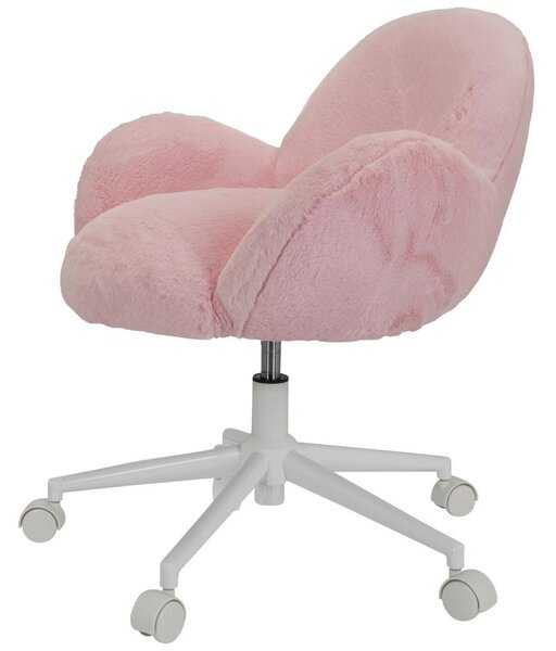 MID.YOU Mladinski Vrtljivi Stol Kiddy Teddy, Roza
