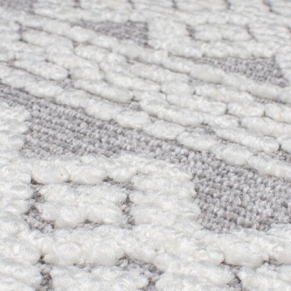 Siva pralna preproga iz šenila 80x160 cm Jhansi – Flair Rugs