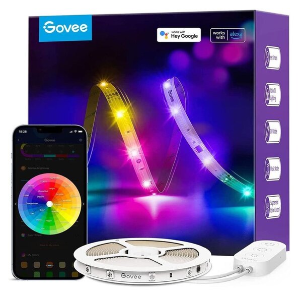 Govee - Wi-Fi RGBIC Smart PRO LED trak 5m