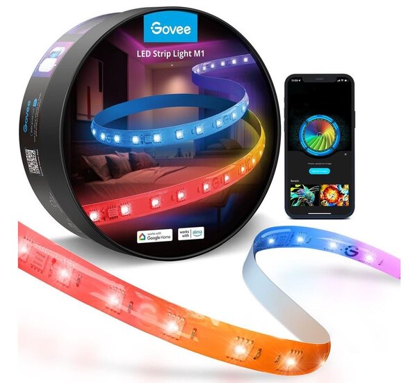 Govee - M1 PRO PREMIUM Smart RGBICW+ LED trak 5m Wi-Fi