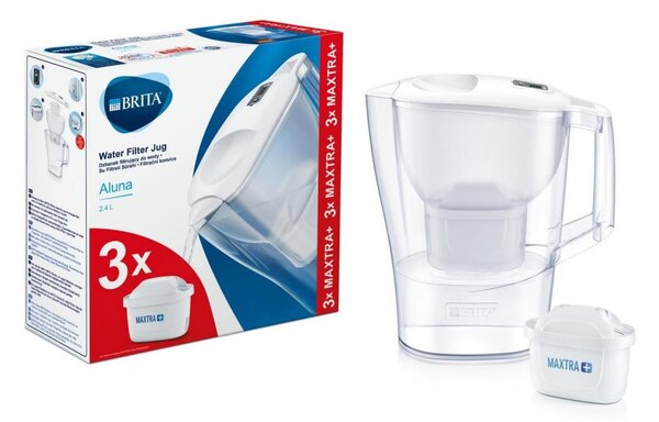 Brita - Kotliček s filtrom Aluna 2,4 l + 3 filtri