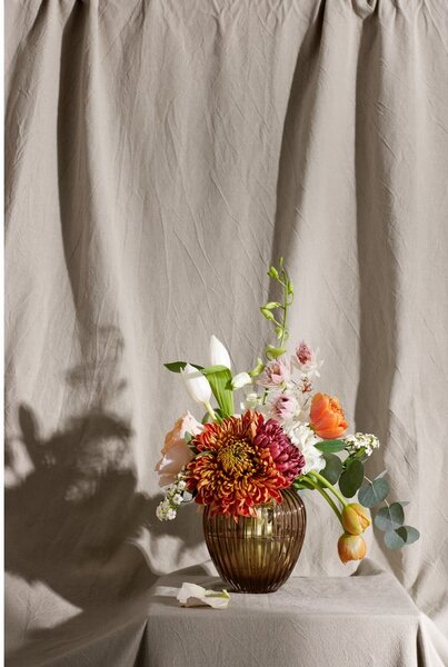 Vaza iz rjavega stekla Kähler Design Hammershøi, višina 14 cm