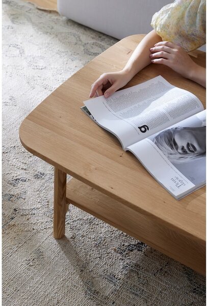 Mizica iz masivnega hrasta 60x100 cm Twig – The Beds