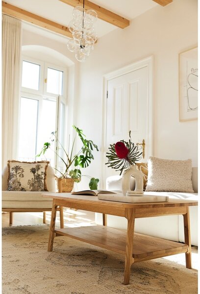 Mizica iz masivnega hrasta 60x100 cm Twig – The Beds