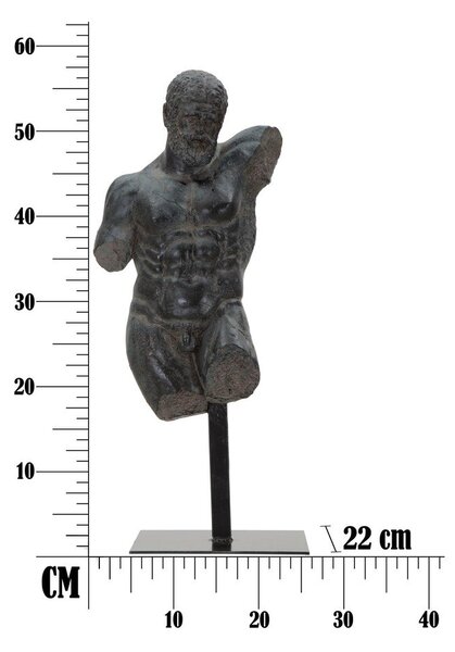Črna dekorativna figurica Mauro Ferretti Museum Man