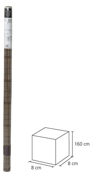 Temno rjava bambusova roleta 160x180 cm Natural Life – Casa Selección