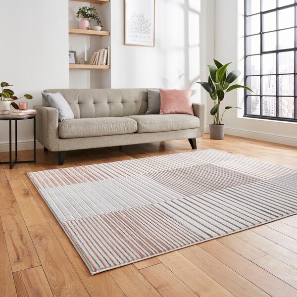 Roza/siva preproga 220x160 cm Apollo - Think Rugs