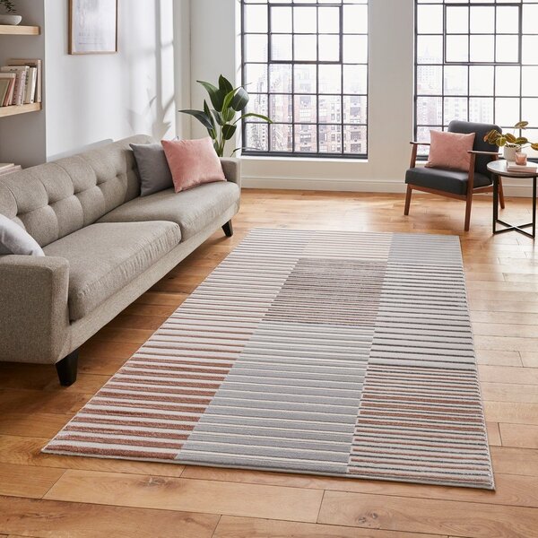 Roza/siva preproga 220x160 cm Apollo - Think Rugs