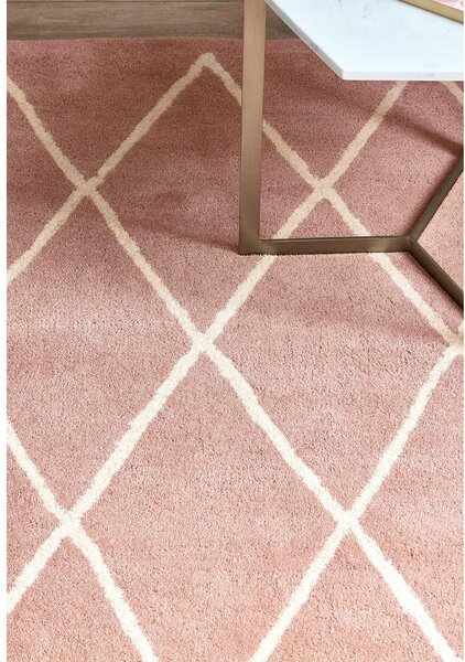 Rožnata ročno tkana volnena preproga 80x150 cm Albany – Asiatic Carpets