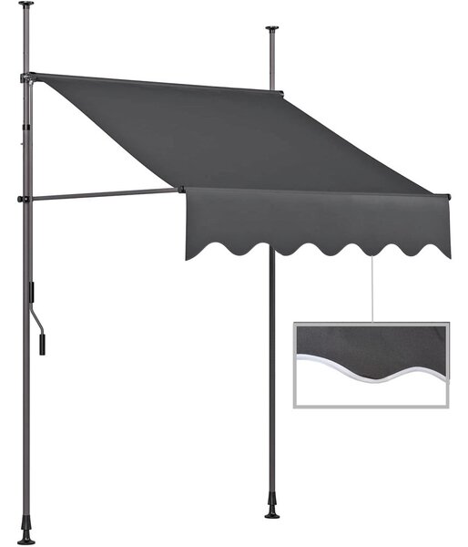 Antracitno siva tenda 120x200 cm – Garden Pleasure