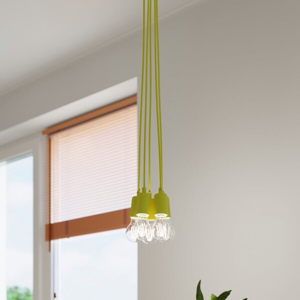 Rumena viseča svetilka ø 25 cm Rene – Nice Lamps