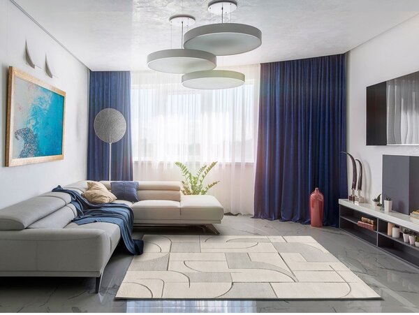 Kremno bela preproga 120x170 cm Lena – Universal