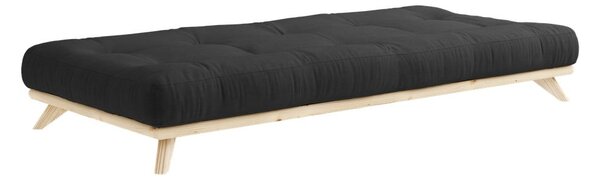 Postelja iz borovega lesa z letvenim dnom Karup Design Senza, 90 x 200 cm