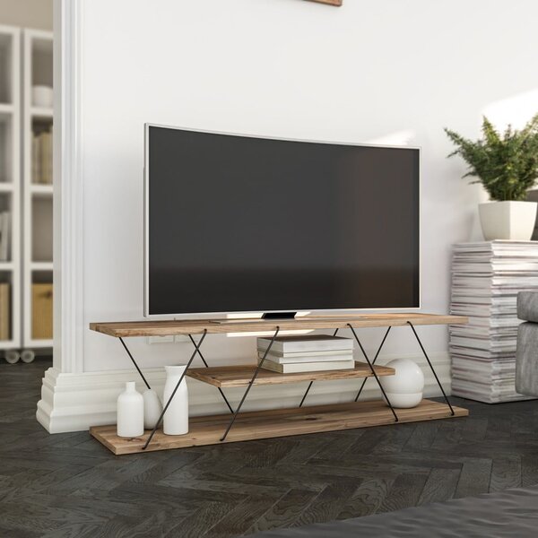 TV omarica v orehovem dekorju v naravni barvi 120x33 cm Canaz – Kalune Design