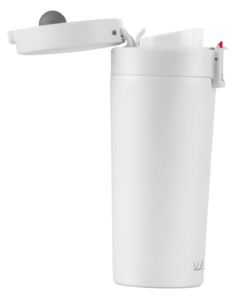 Bela potovalna termo skodelica Vialli Design Fuori, 400 ml